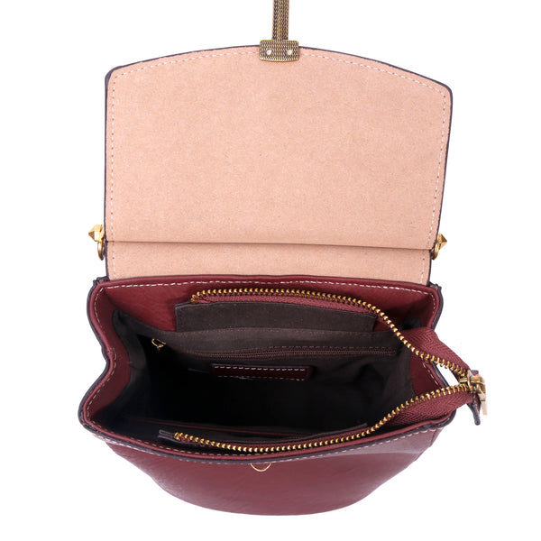 Lock Toiletry Pouch in Triomphe Canvas and Calfskin